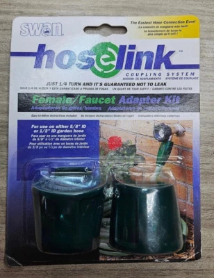 花园软管母头 Spigot 水龙头适配器耦合系统套件 5/8" 或 1/2" ID T38 — 第 1/2 张图片