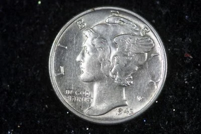 Estate Find 1943 - Mercury Dime!!!!  #H8447 - Image 1 of 2