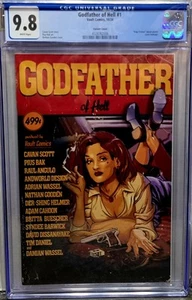Godfather Of Hell #1 CGC 9.8 Graded Comic Book Vault Comics Pulp Fiction Cvr - Bild 1 von 1
