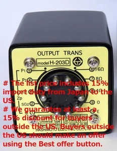 A pair of Hashimoto H-203D Output Transformer 7W Single 2.5K,3.5K/16,8,4 for300B - Picture 1 of 5