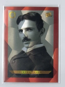 2024 Pieces of the Past 1800's Nikola Tesla RED CRACKED ICE #B-106 10/25 - Picture 1 of 1