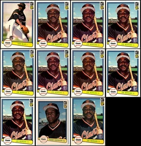 1982 Donruss San Francisco Giants (11) Card Lot - Last Call – Scoop It Up Bef... - Picture 1 of 2
