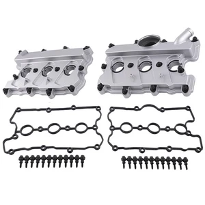 Valve Cover Pair for Audi A7 Q5 3.0L V6 2012-2019 Left Right Set 06E103472Q - Picture 1 of 11