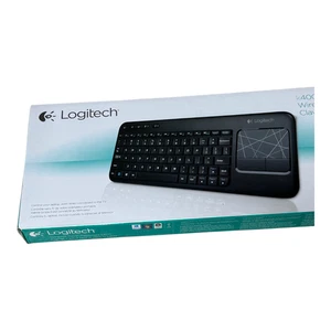 Logitech K400 Plus Wireless Keyboard with Touchpad w/ Dongle Plug & Play Slim - Picture 1 of 11