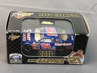 Winner's Circle 1:64 Diecast 2006 Champion KEVIN HARVICK #21 COAST GUARD NASCAR - Image 1 of 4