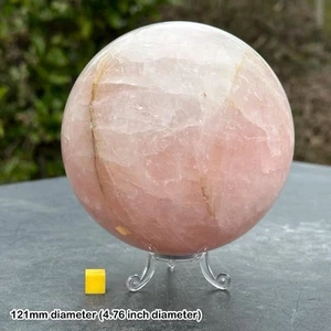 Giant a-grade rose quartz sphere - natural polished crystal mineral from - Picture 1 of 1