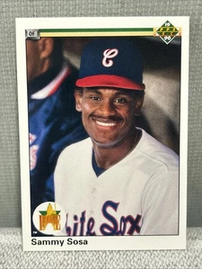 1990 Upper Deck #17 Sammy Sosa RC Chicago White Sox Rookie - Bild 1 von 2