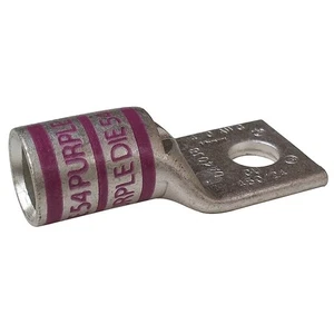 GRAINGER APPROVED 24C357 OneHoleLugCmprsnConn,Short,Purple,54 24C357 - Picture 1 of 1