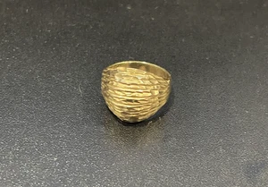 Vintage 10K Gold Dome Ring 3.6 Grams ~Size 6 - Picture 1 of 8
