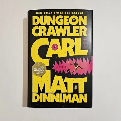 Dungeon Crawler Carl SIGNED by Matt Dinniman Hardcover Book 1st Edition - Image 1 of 4