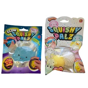 Squishy Palz 1 Glow Pack & 2 Pack Squish Sensory Animal Toys - Picture 1 of 1