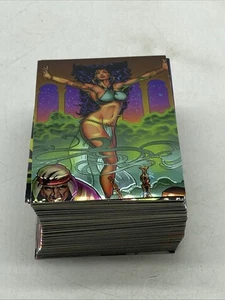 1996 - Krome - The Vampress Luxura Chromium - Complete Base Card Set 1-90 - Picture 1 of 17