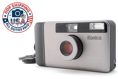 LCD funciona! [COMO NUEVA] Cámara fotográfica Konica Big mini BM-301 35 mm de JAPÓN Foto 1 de 4