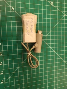 Vintage Computer Keyboard Cable 5 Pin Din to DB9 Serial Connector Gray Assembly - Picture 1 of 5