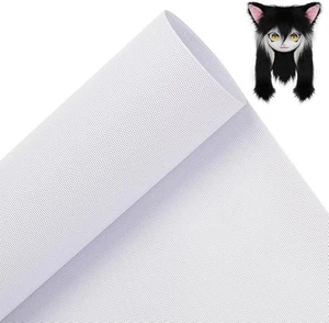 Maßgefertigtes Fursuit-Augennetz, 39 x 11,8 Zoll weißes PVC-Kunststoffnetz 0,2 mm dick wasserdicht - Bild 1 von 6