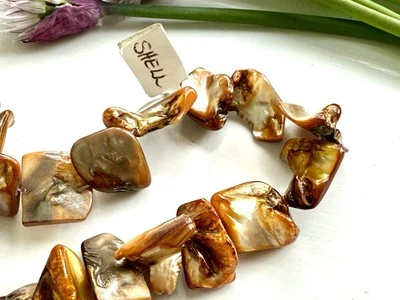 1 Strand Shell Beads, Irregular Shell Beads, Beads for Jewelry Making, New! - Image 1 of 4