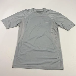 Columbia Camicia Uomo Grande Grigio Omni-Shade UPF 50 Protezione Solare Maglietta Atletica - Foto 1 di 8