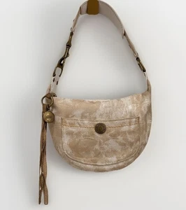 Coach Vintage hellbraun und weiß Signatur Logo Canvas Hobo Bag B06J-10007 - Bild 1 von 10