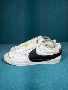 Nike Blazer Low 77 Jumbo White Black Sail - Men's Sizes 8 - Picture 1 of 8