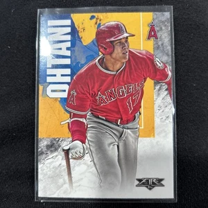 2019 Topps Fire Shohei Ohtani Base Card MLB Los Angeles Angels #1 Base White - Picture 1 of 2