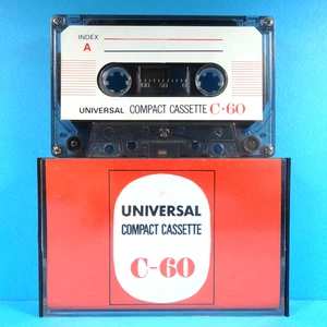 🦩 1x UNIVERSAL C-60 * IEC I Type 1 * Tape Cassette Kassette Casete кассета * - Bild 1 von 3