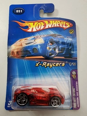 2005 HOT WHEELS FIRST EDITIONS X-RAYCERS FERRARI 360 MODENA RED 1/10  #051 - Image 1 of 2