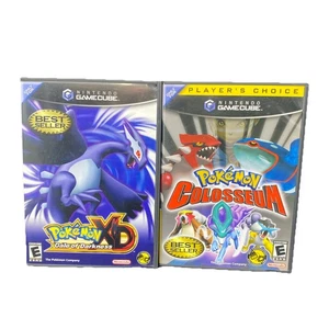 Pokémon XD Gale Of Darkness & Colosseo custodie, manuali e dischi Nintendo GameCube - Foto 1 di 9
