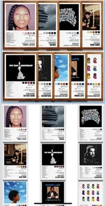 Drake (Set Of 9) Music Album Cover Canvas Posters 8x12 Inches (NO FRAME) - Picture 1 of 6