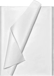 100 Sheets 20"X14" White Tissue Paper for Gift Bags, Recyclable Gift Wrapping Pa - Picture 1 of 12