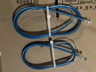🍀79-83 BLUE TEFLON SUPERGOOSE TEAM MONGOOSE OLD SCHOOL BMX “CABLES DE FRENO” KOS Foto 1 de 2