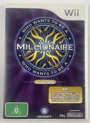 Who Wants To Be A Millionaire 2nd Edition - Nintendo Wii Complete With Manual - Image 1 of 4
