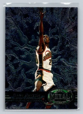 1997-98 Metal Universe - Gary Payton #63 Seattle Supersonics - Image 1 of 3