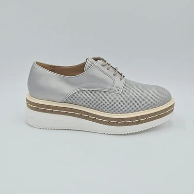 Scarpe donna Peperosa Tg 38 Classiche Argento Pelle 120AB - Immagine 1 di 4