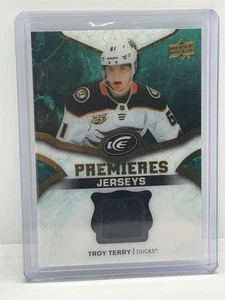 2018-19 UPPER DECK UD ICE TROY TERRY IPJ-TT PREMIERES ROOKIE JERSEY RC - Picture 1 of 4