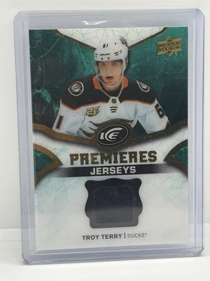 2018-19 UPPER DECK UD ICE TROY TERRY IPJ-TT PREMIERES ROOKIE JERSEY RC - Image 1 of 4