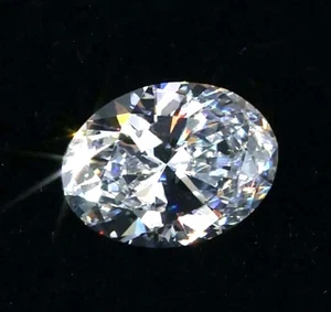 Certified Lab Grown Diamond Loose Gems – 3.3 Ct Oval Cut F Color VVS1 3 Pes 5OSI - Picture 1 of 3