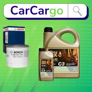 BOSCH Service Kit Volvo V40 T4 GTDi Petrol 2012-2016 Filter Triple QX 5W-30 6L - Picture 1 of 8