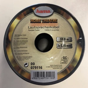 HAMA! 79116 Cable de altavoz Professional 2x0,75 mm² 10 m HiFi rollo profesional - Imagen 1 de 2