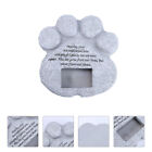 Remember Your Beloved Pet with a Memorial Stone and Photo Frame