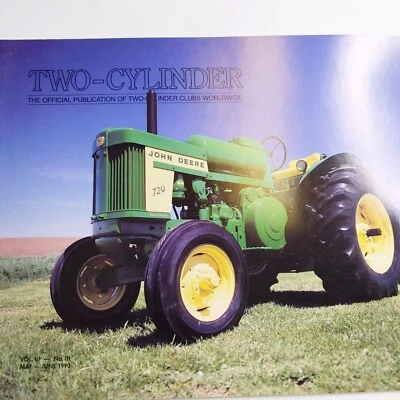 МАЙ-ИЮНЬ 1990 Двухцилиндровый Клубный Журнал Фотографии Трактора John Deere Ретро Книга B3 - Изображение 1 из 4