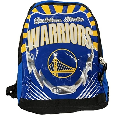 Golden State Warriors Lightning Backpack School Office Bag Tote Cover