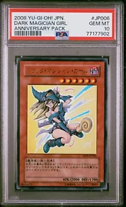 Psa 10 Dark Magician Girl Anniversary Pack 2008 YAP1-JP006 Yugioh Holo Japan - Picture 1 of 2
