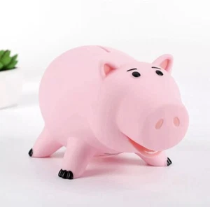 For Toy~Story Hamm Figures Coin Save Money Box Piggy Bank Pink Ham Pig Kids Gift - Picture 1 of 4