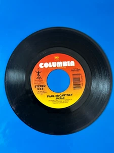 Paul McCartney So Bad - Pipes of Peace - Columbia 45 rpm record - Picture 1 of 2