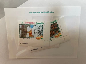 Disney Winnie The Pooh 100th Birth Anniversary 1982 Postage Stamp Set. Mint. - Picture 1 of 3