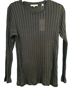 Vince Womens Cable size large Shirt Tunic Sweater Top green msrp $145 - Picture 1 of 10