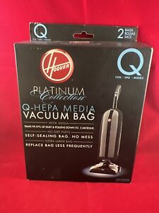 NEW HOOVER Platinum Type-Q HEPA Vacuum Bag (2-Pack), AH10000