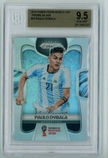 2018 PANINI PRIZM WORLD CUP #10 PAULO DYBALA SILVER PRIZM BGS 9.5 GEM MINT