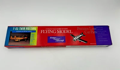 Kit de aeronave Dumas 206 17-1/2" envergadura F-82 Twin Mustang borracha Pwd - Imagem 1 de 4