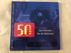 Serie Euro 9 monete Belgique 2003 50 Jaar televisie - Imagen 1 de 5